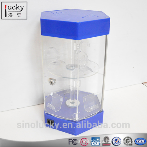 Safe Led Locking Acrylic two-layer Display Case